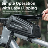 1,7L waterdichte fietsframetas voor de voorbuis, gemonteerd op de fietsbuis