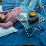 Opvouwbare outdoor backpacking- en wandeltafel van aluminiumlegering