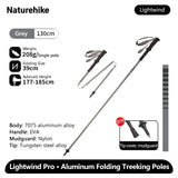 Ultralichte outdoor wandelstok voor hiking met aluminium schacht en EVA-handgreep
