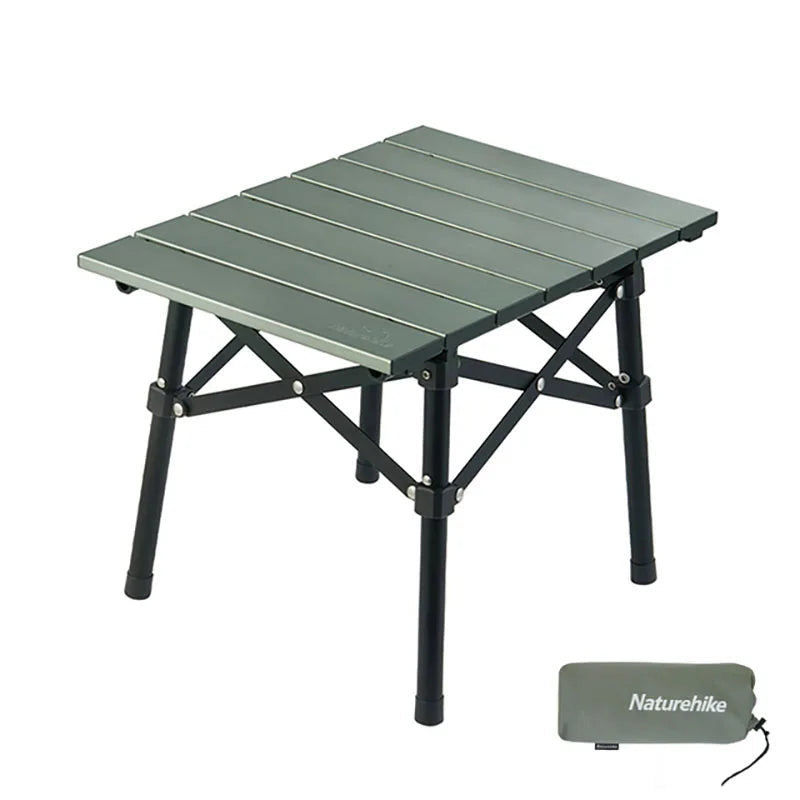Opvouwbare outdoor wandeltafel, gemaakt van lichtgewicht aluminiumlegering