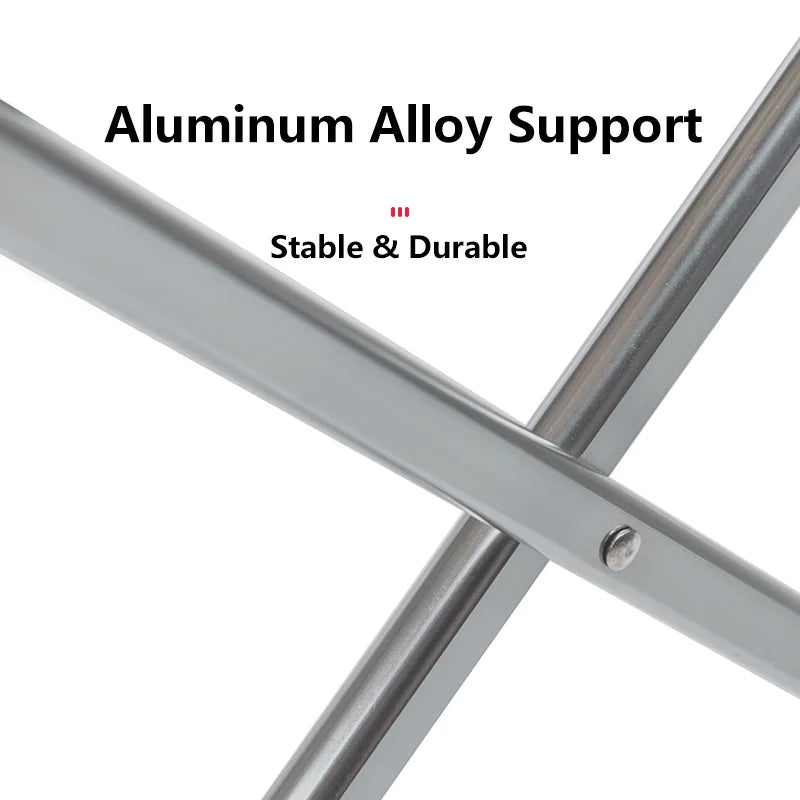 Snel uitklapbare outdoor opvouwbare stoel van aluminiumlegering met 900D Oxford-stof