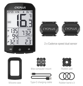 M1 Fietscomputer met GPS & Snelheidsmeter - Pack Away