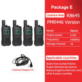 RB645 Walkie Talkie