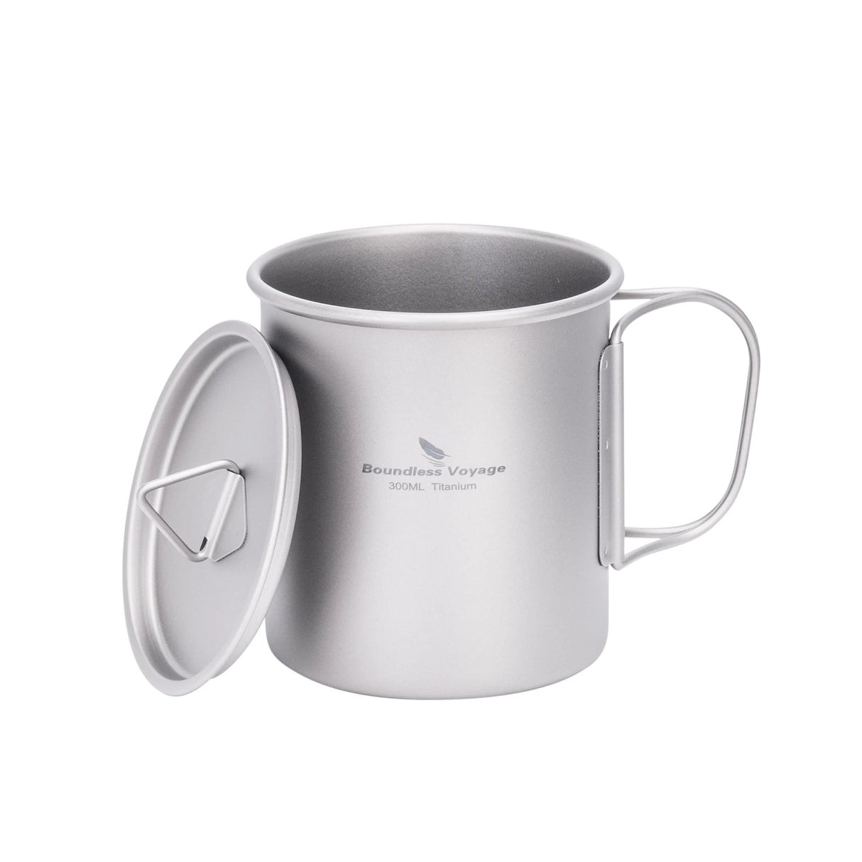 Titanium Mok met Deksel - 300 / 450 / 750 ml