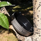 Titanium Koekenpan - Non-stick met Keramische Coating & Opvouwbare Handgreep