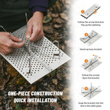 Kleine draagbare opvouwbare camping-, picknick- en wandeltafel van aluminiumlegering