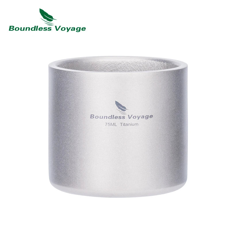 Titanium Dubbelwandige Mok