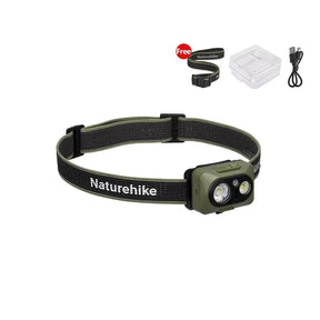 Waterdichte oplaadbare LED-hoofdlamp met sensorbediening en 500 lumen helderheid