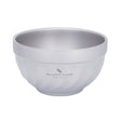 Dubbelwandige Titanium Kom - 500ml / 800ml - Pack Away