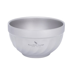 Dubbelwandige Titanium Kom - 500ml / 800ml - Pack Away
