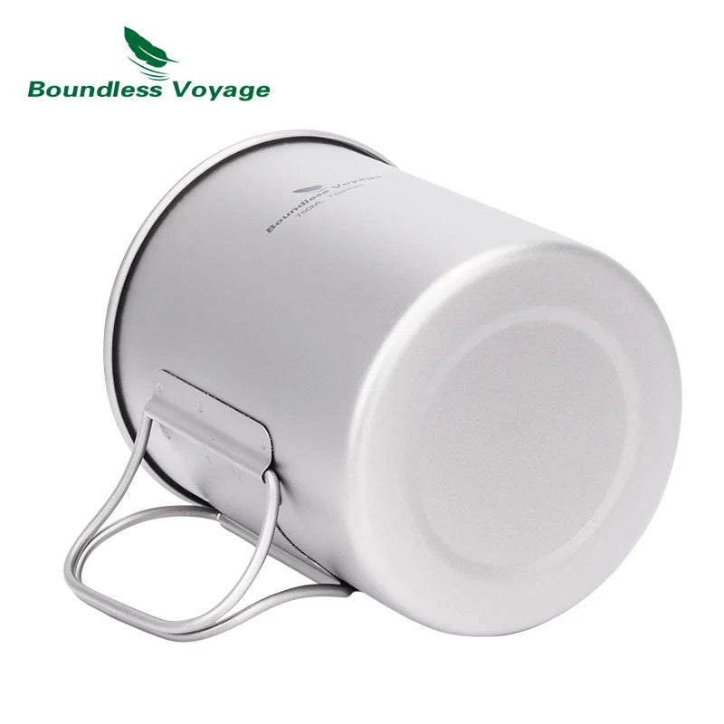 Titanium Mok met Deksel - 300 / 450 / 750 ml