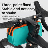 2,5L fiets stuurtas die ook als schouder- en crossbodytas te gebruiken is, met klep