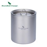 Titanium Mok Met Deksel