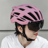 Fietshelm met Fotochrome Lens en LED