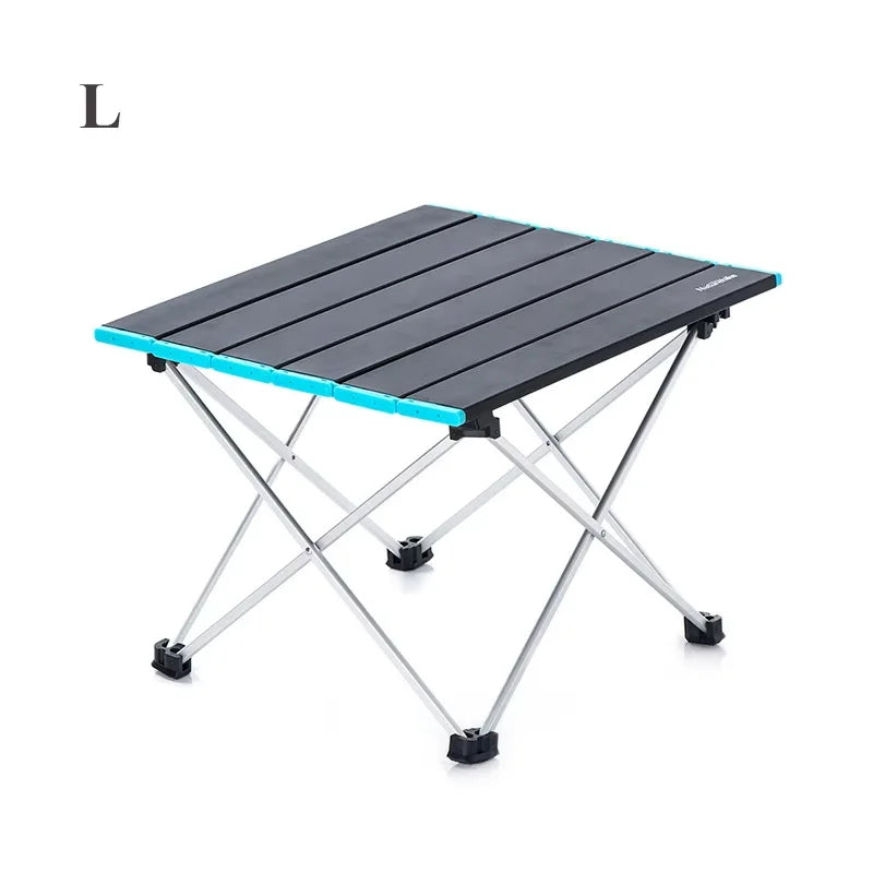 Opvouwbare outdoor backpacking- en wandeltafel van aluminiumlegering