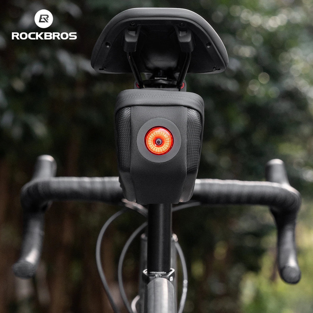 Waterdichte fiets zadeltas, gemonteerd onder het fietszadel