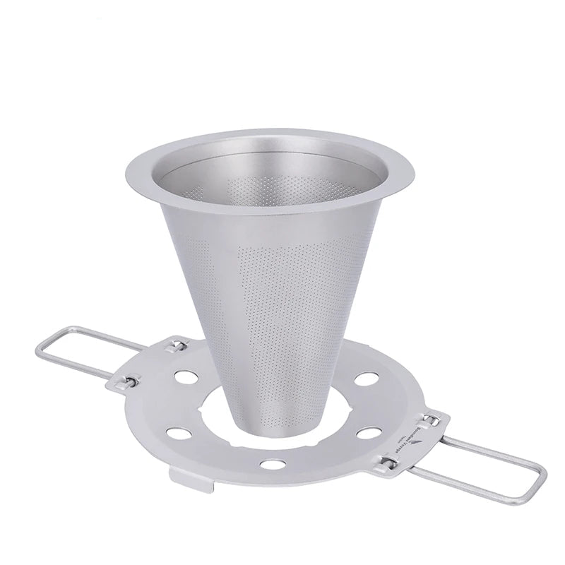 Titanium Pour-Over Koffie Set