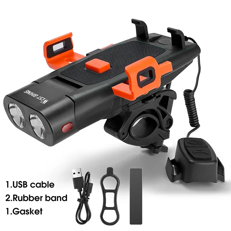 5-in-1 Multifunctioneel Fietslicht