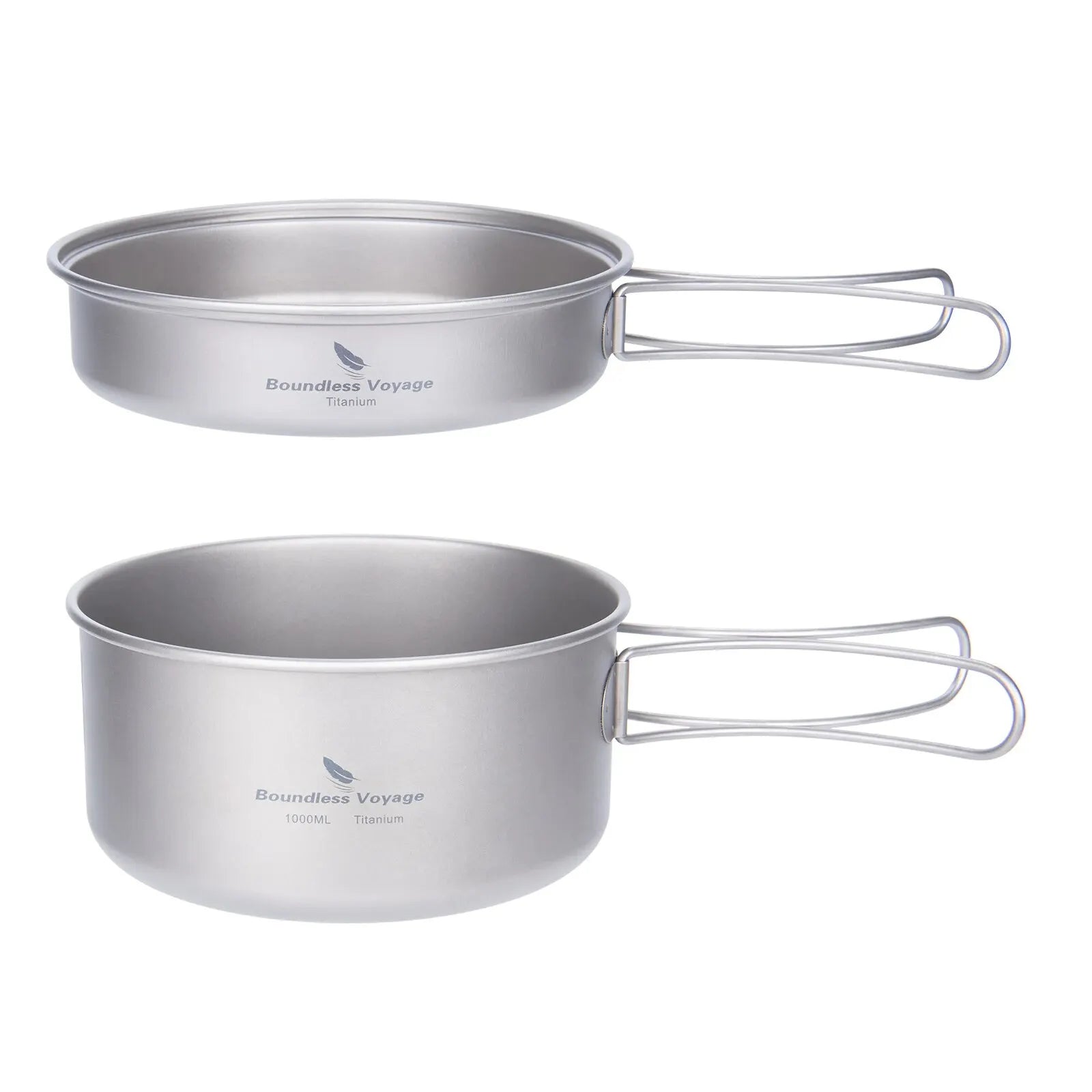 Titanium Pot- en Pannenset met Inklapbare Handvatten - Pack Away