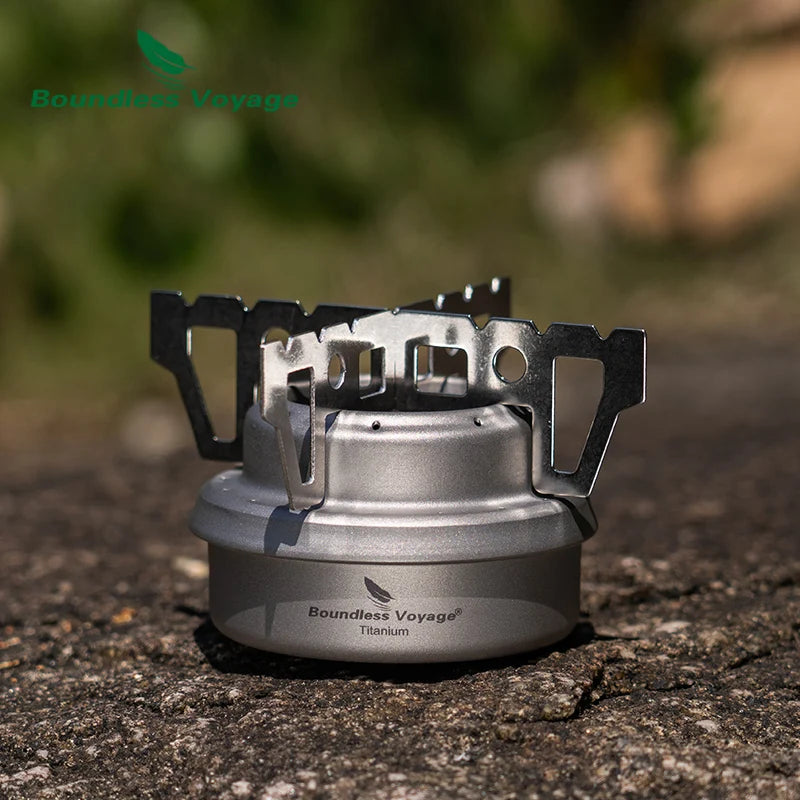 Titanium Alcoholbrander Met Bracket