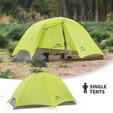 Ultralichte waterdichte 1-persoons trekking tent voor outdoor overnachtingen