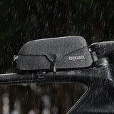 Waterdichte fietsframetas met zuignap voor de voorbuis, gemonteerd op de fiets